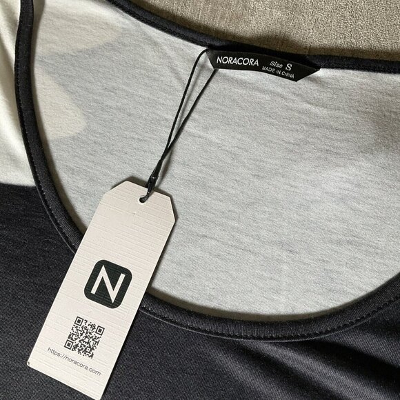 NWT Long MIDI Daisy Short Sleeve Pullover Dress Small Oversized - Picture 7 of 10